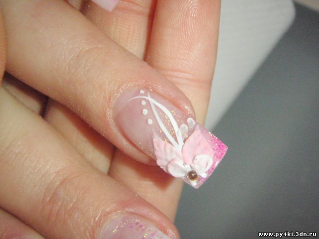 свадебный дизайн ногтей фото