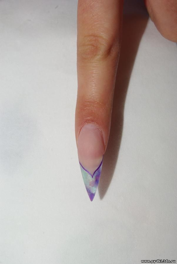 фиолетовый лак +для ногтей