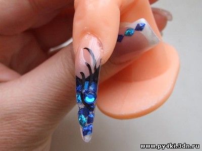 синии ногти