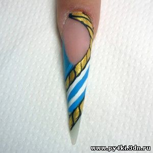 морской дизайн ногтей