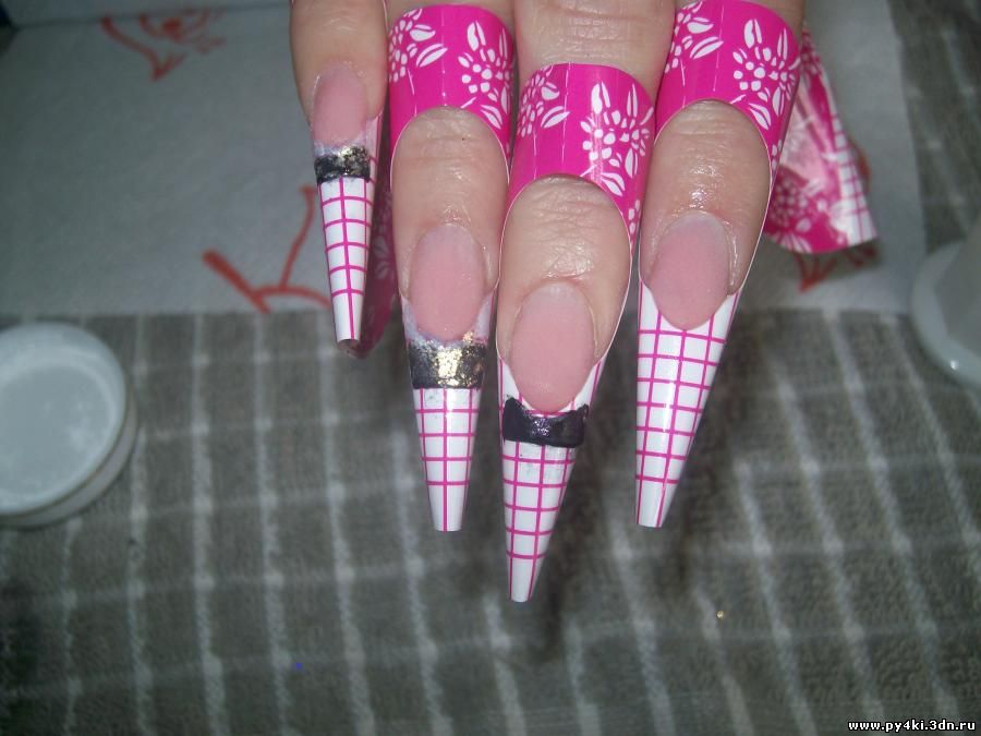 китайская роспись ногтей пошагово