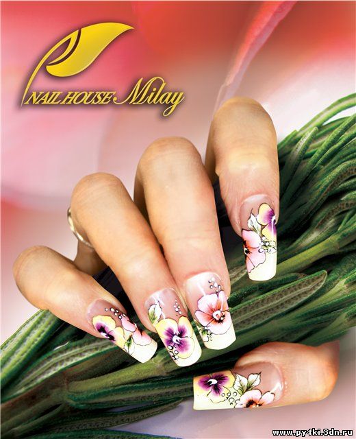 цветок +на ногтях 2011