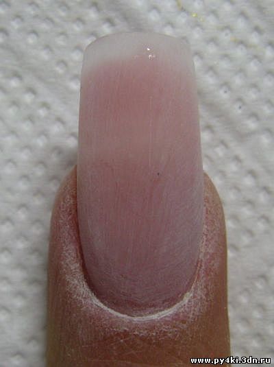акрилом формируем ногти