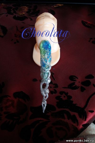 дизайн ногтей Ажурное Рио от Chocolata