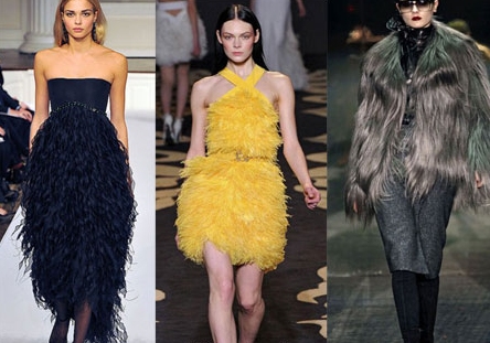 Мода осень – зима 2011 – 2012: одеваемся в перья