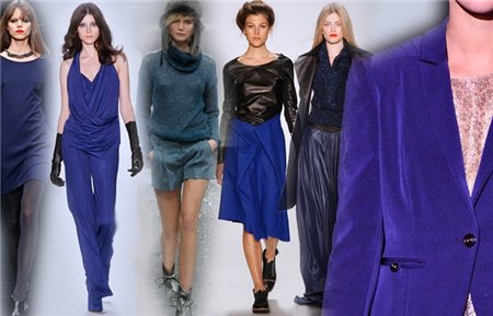 Модные тренды 2011-2012 года: такой разный синий цвет
